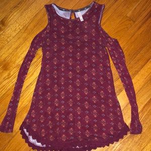 Xhilaration off shoulder dress